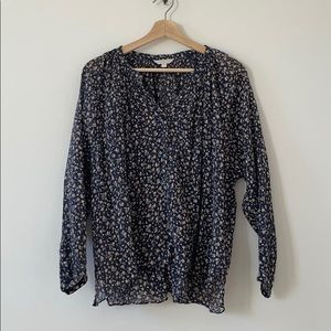 Floral cotton peasant top by Voloshin